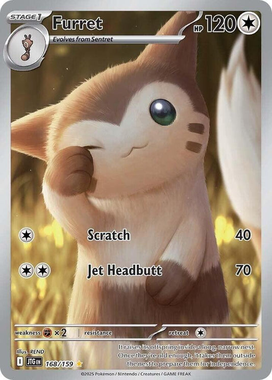 Furret - 168/159 Journey Together Illustration Rare