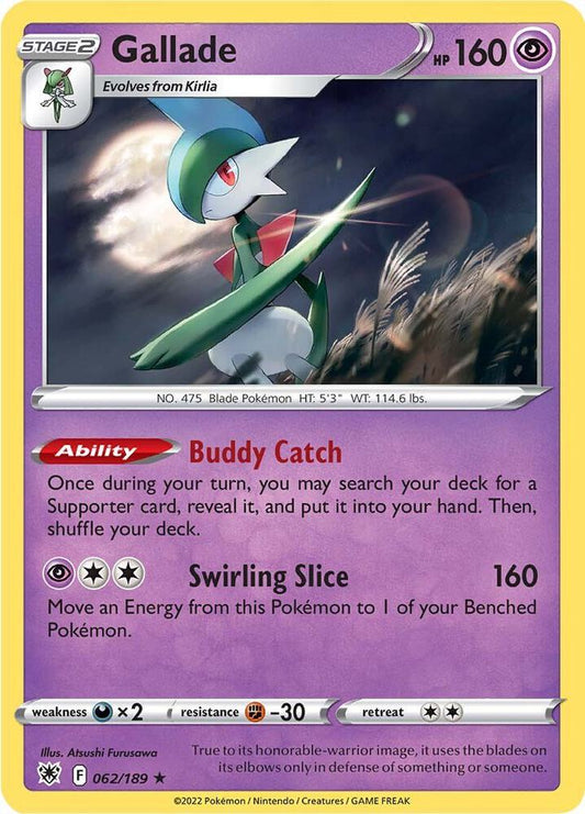 Gallade - 062/189 Astral Radiance Holo Reverse