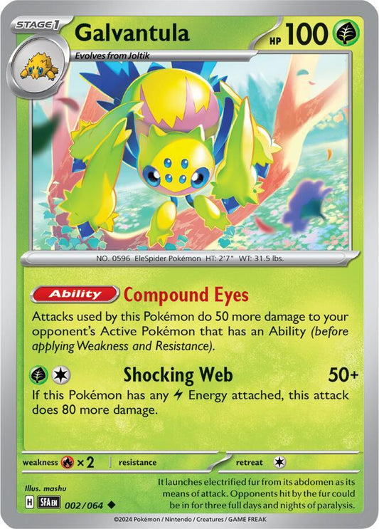 Galvantula - 002/064 Shrouded Fable Uncommon