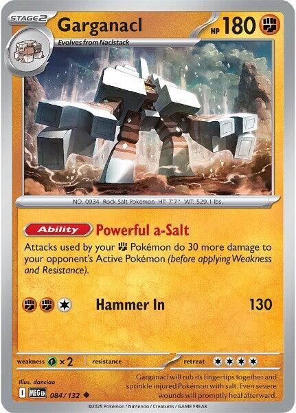 Garganacl - 084/132 Mega Evolution Uncommon