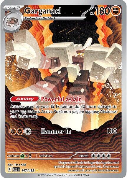 Garganacl - 147/132 Mega Evolution Illustration Rare