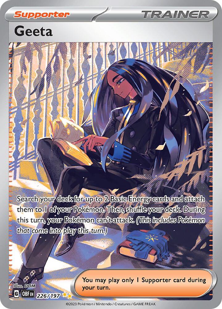 Geeta - 226/197 Obsidian Flames Special Illustration Rare