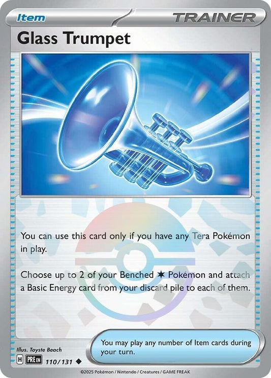 Glass Trumpet - Prismatic Evolutions 110/131 Poke Ball Holo