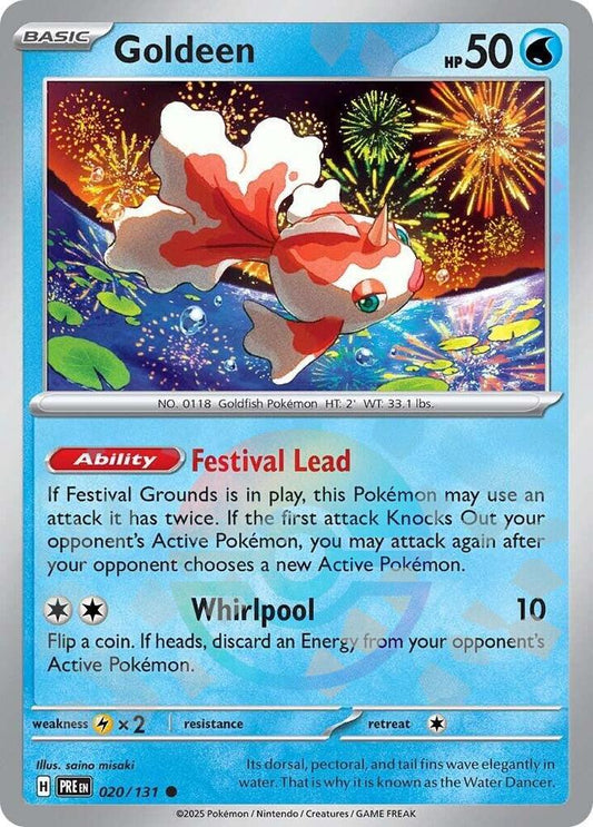 Goldeen - Prismatic Evolutions 020/131 Poke Ball Holo