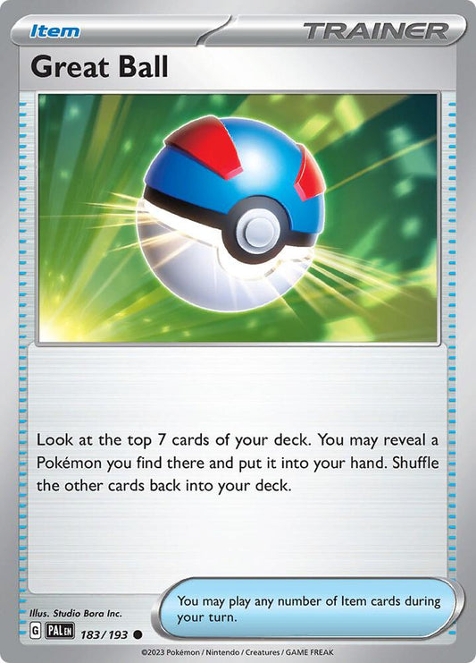 Great Ball - Paldea Evolved 183/193 Common