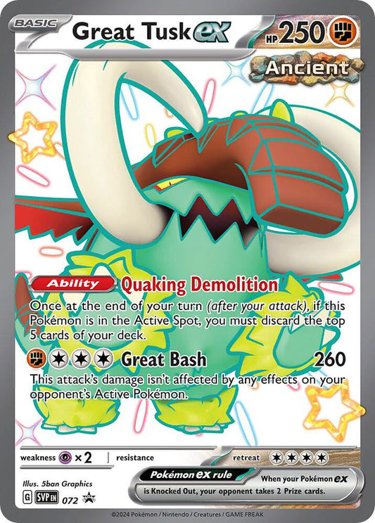 Great Tusk EX - Scarlet & Violet 72 Promo