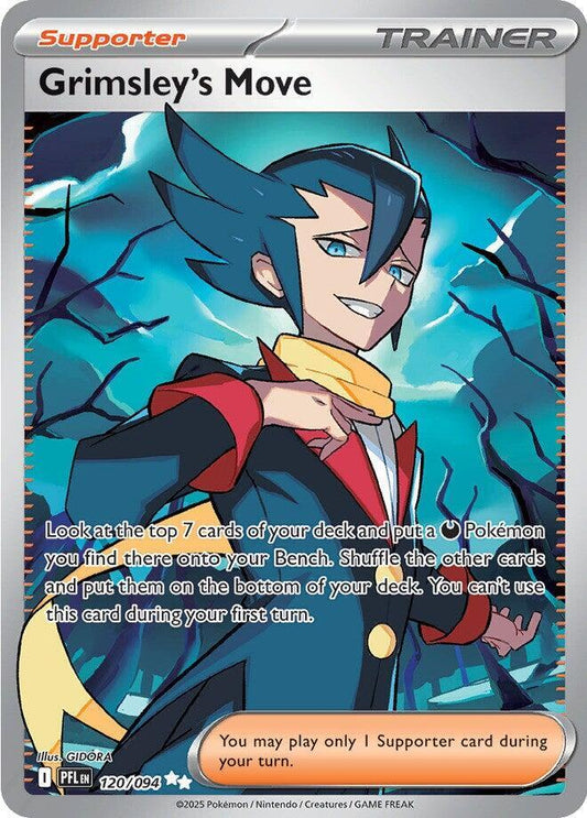 Grimsley's Move - 120/094 Phantasmal Flames Ultra Rare