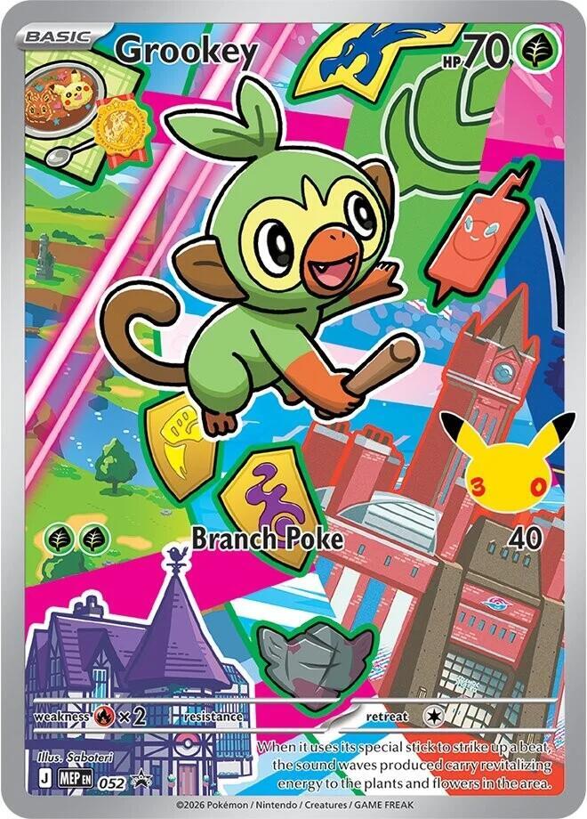 Grookey - 052 Mega Evolution Promo / First Partner Series 2