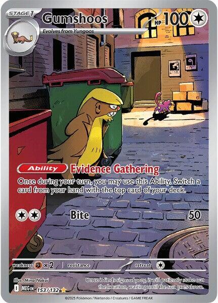 Gumshoos - 153/132 Mega Evolution Illustration Rare