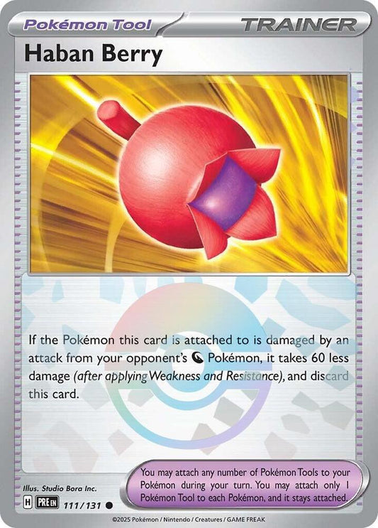 Haban Berry - Prismatic Evolutions 111/131 Poke Ball Holo
