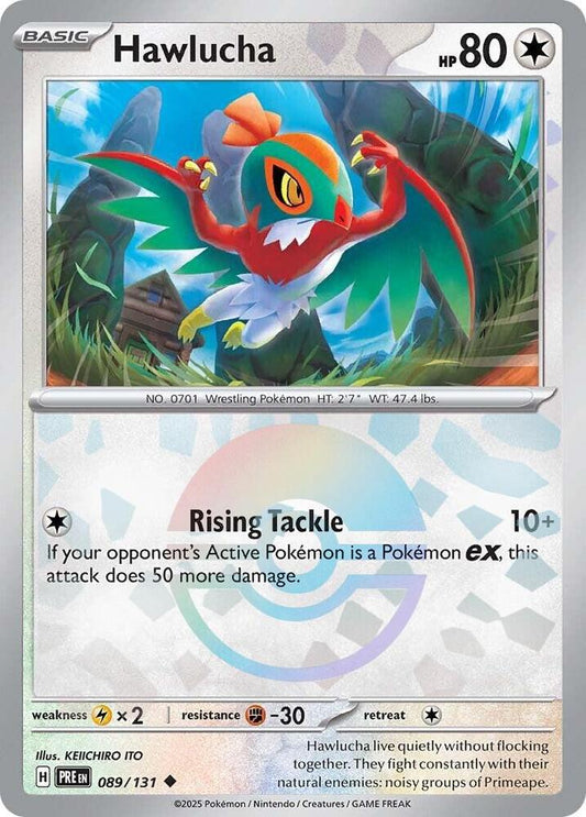 Hawlucha - Prismatic Evolutions 089/131 Poke Ball Holo