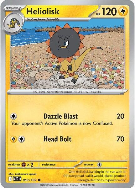 Heliolisk - 053/132 Mega Evolution Common
