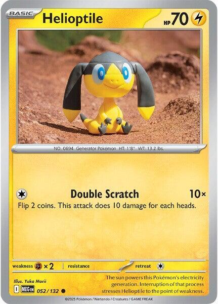 Helioptile - 052/132 Mega Evolution Common