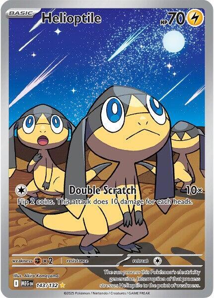 Helioptile - 143/132 Mega Evolution Illustration Rare