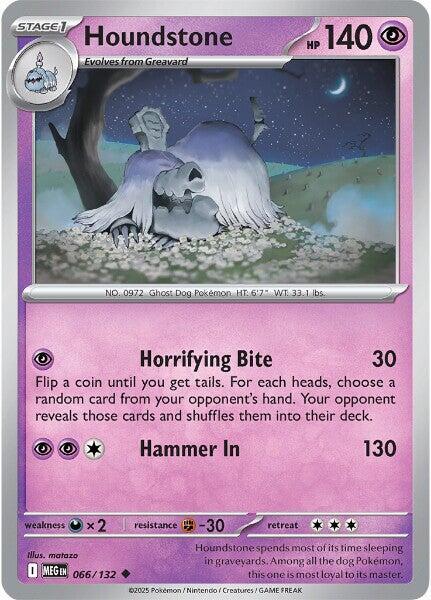 Houndstone - 066/132 Mega Evolution Uncommon
