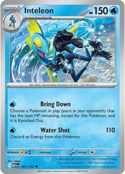 Inteleon - 041/132 Mega Evolution Uncommon