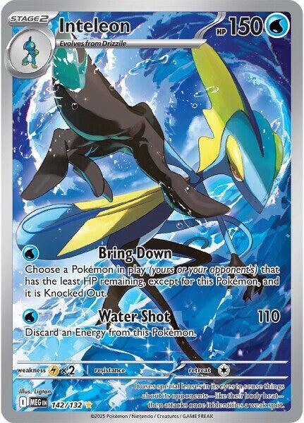 Inteleon - 142/132 Mega Evolution Illustration Rare