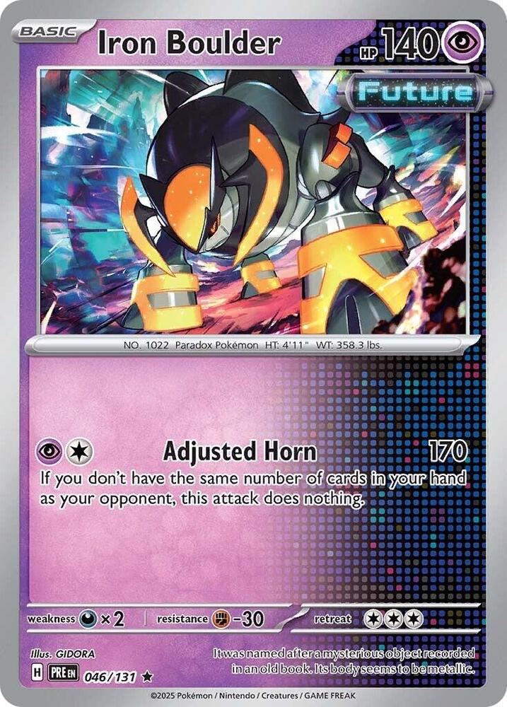 Iron Boulder - Prismatic Evolutions 046/131 Rare