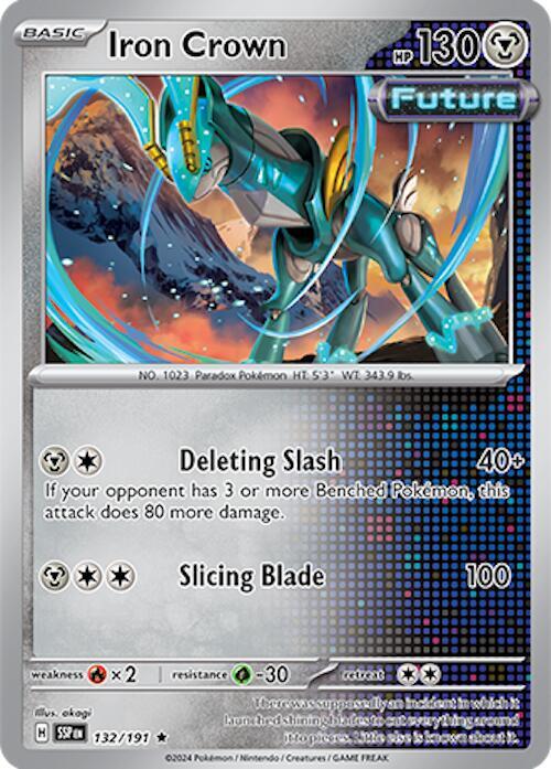 Iron Crown - Surging Sparks 132/191 Holo Rare