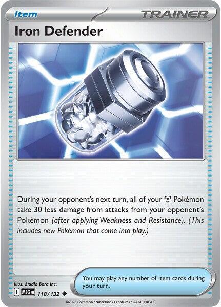 Iron Defender - 118/132 Mega Evolution Uncommon
