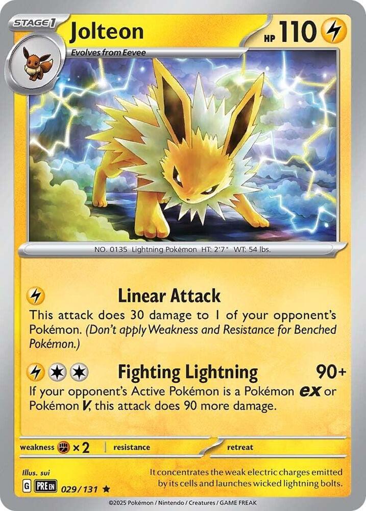 Jolteon - Prismatic Evolutions 029/131 Holo Rare