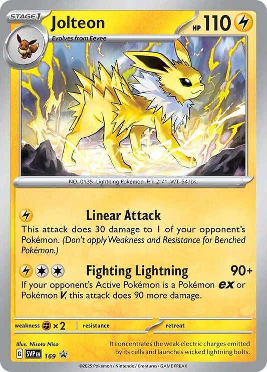 Jolteon - Scarlet & Violet Promo 169 Holo Rare