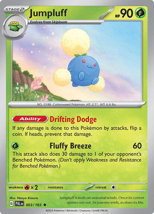Jumpluff - Paldea Evolved 003/193 Reverse Holo