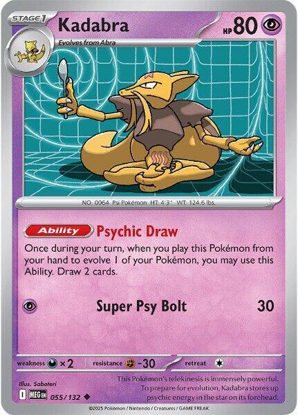 Kadabra - M055/132 Mega Evolution Uncommon