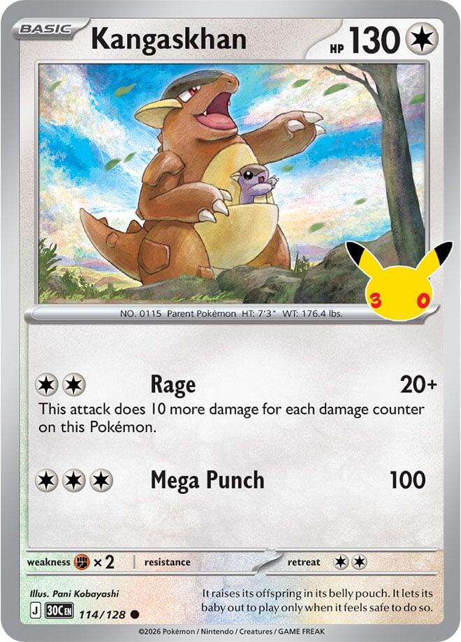 Kangaskhan - 114/128 30th Celebration