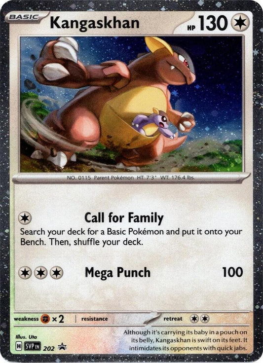 Kangaskhan - Scarlet & Violet Promo 202 Cosmos Holo