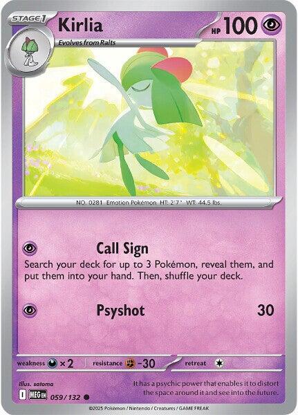 Kirlia - 059/132 Mega Evolution Common