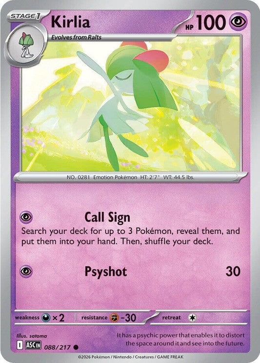 Kirlia - 088/217 Ascended Heroes