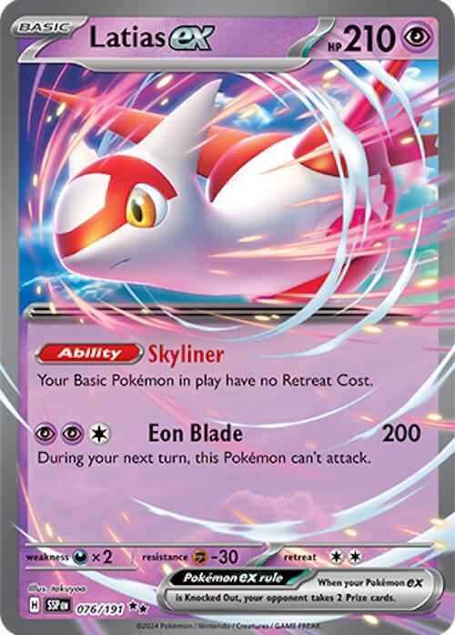 Latias EX - Surging Sparks 076/191 Double Rare