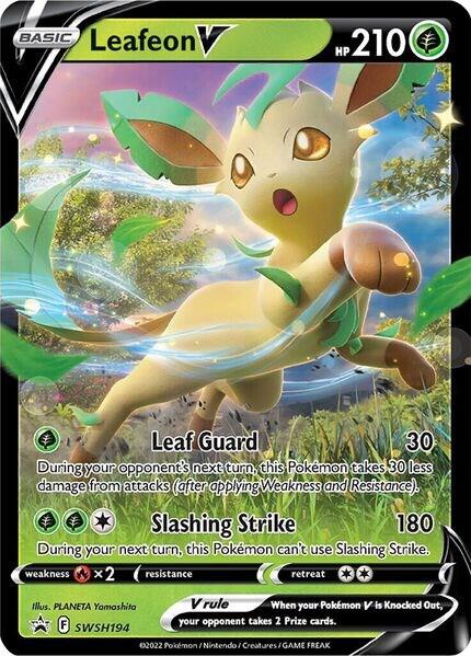 Leafeon V - SWSH194 Sword & Shield Promo