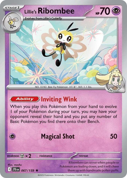 Lillie's Ribombee - Journey Together 067/159 Holo Rare