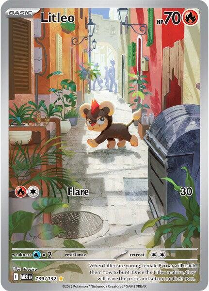 Litleo - 139/132 Mega Evolution Illustration Rare