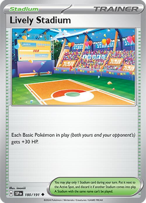 Lively Stadium - 180/191 Surging Sparks