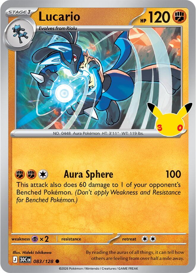 Lucario - 083/128 30th Celebration