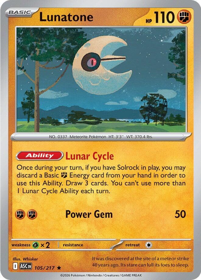 Lunatone - 105/217 Ascended Heroes