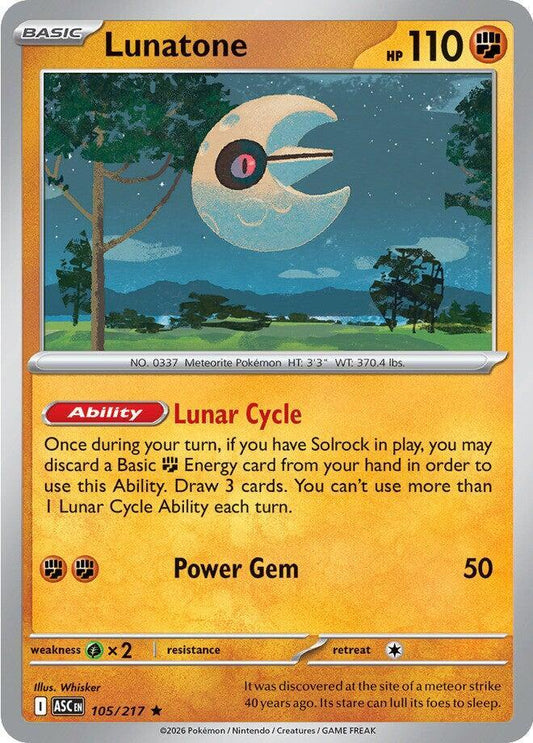 Lunatone - 105/217 Ascended Heroes