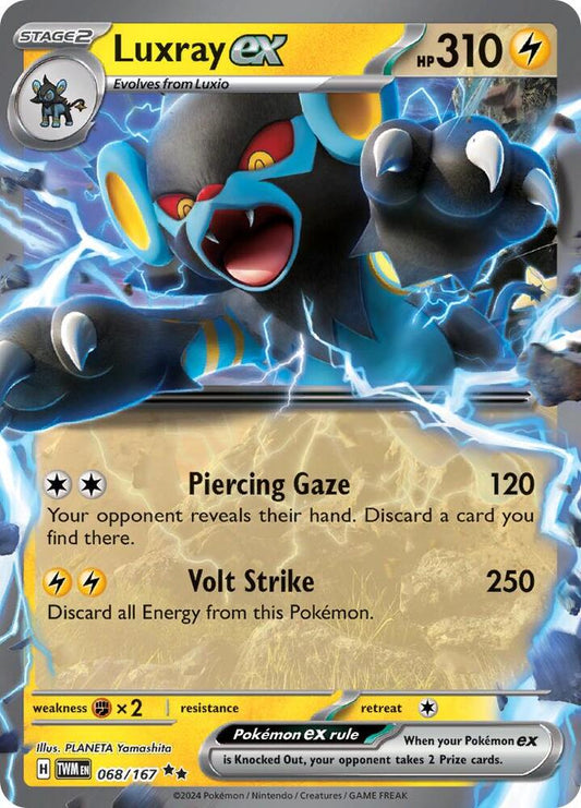 Luxray ex - 068/167 Twilight Masquerade