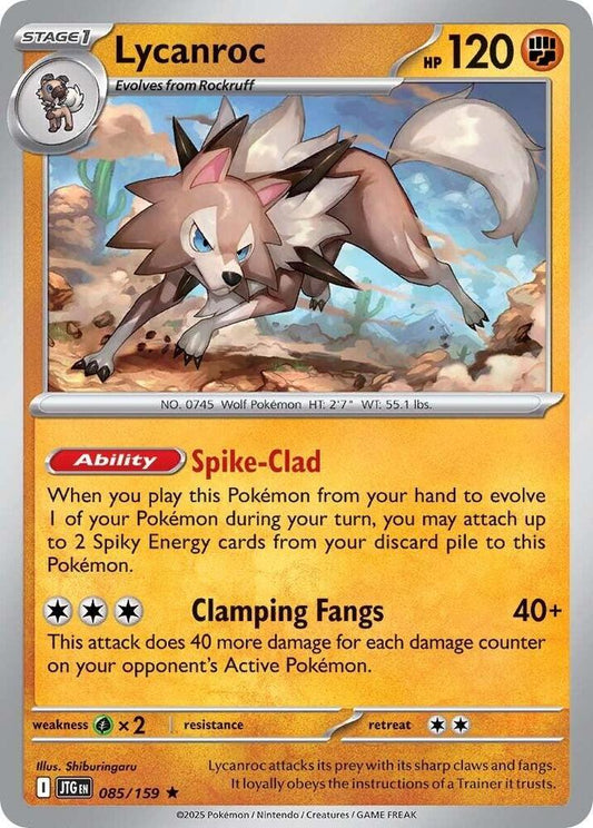 Lycanroc - Journey Together 085/159 Rare