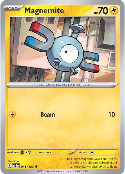 Magnemite - 045/132 Mega Evolution Common
