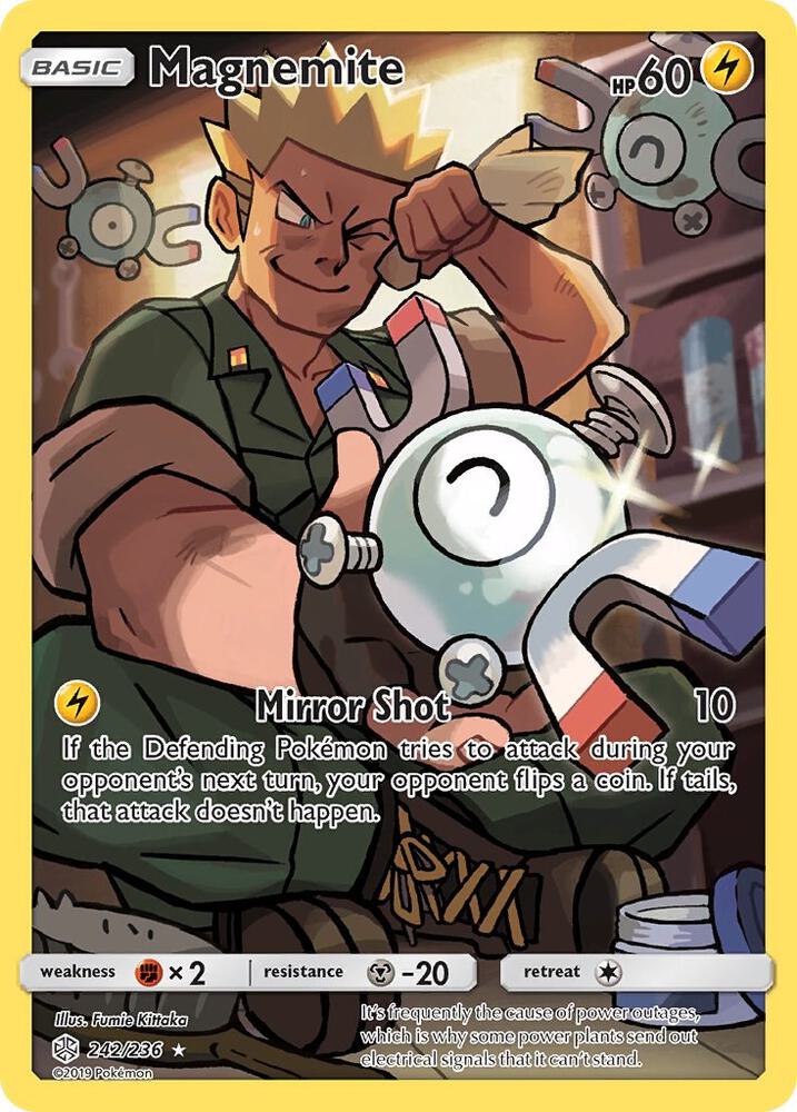 Magnemite (Secret) - 242/236 Cosmic Eclipse