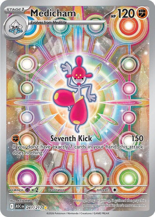 Medicham - 241/217 Ascended Heroes Illustration Rare