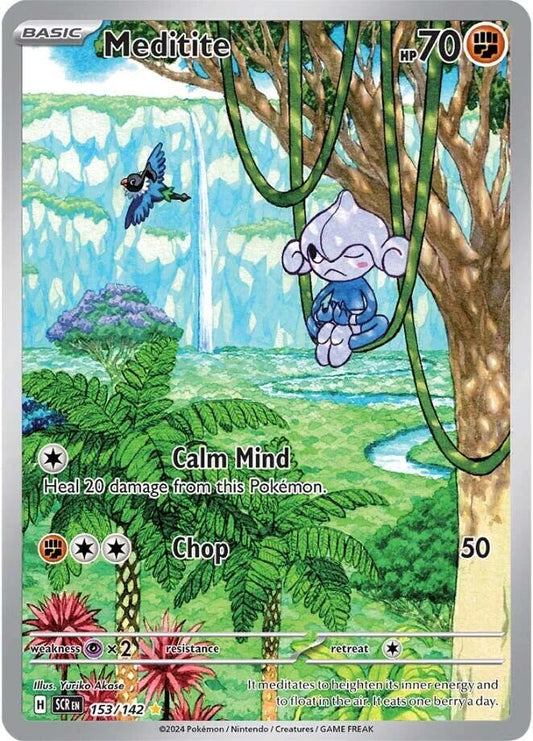 Meditite - Stellar Crown 153/142 Illustration Rare