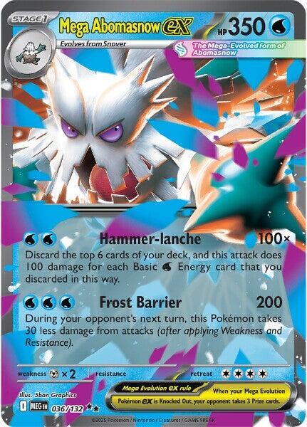 Mega Abomasnow EX - 036/132 Mega Evolution Double Rare