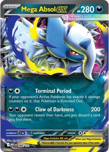 Mega Absol EX - 086/132 Mega Evolution Double Rare
