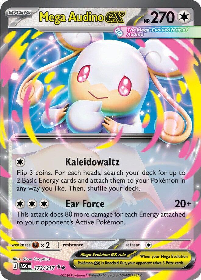 Mega Audino ex - 172/217 Ascended Heroes