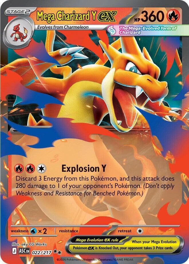 Mega Charizard Y ex - 022/217 Ascended Heroes